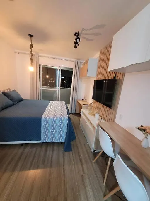 Studio A 20 Passos Do Metro Belem Σάο Πάολο